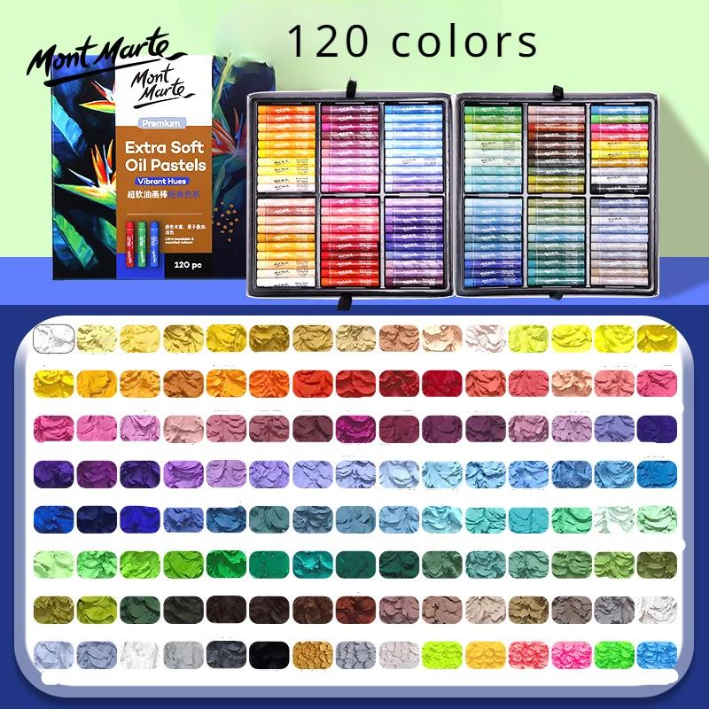 

120 Color Set Super Soft Water Soluble/heavy Color Oil Painting Stick Art Water-color Pens Students Texture Shaping Crayons