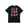 Jordan FW22 3D Logo Print Alphabet Knit Short Sleeve T-Shirt Men Tops Black CZ8088-010