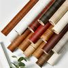 50cm Wide Wood Grain Home Decor Furniture Waterproof Vinyl Wall Sticker Self Adhesive PVC Wallpaper Kitchen Cabinet Door Sticker