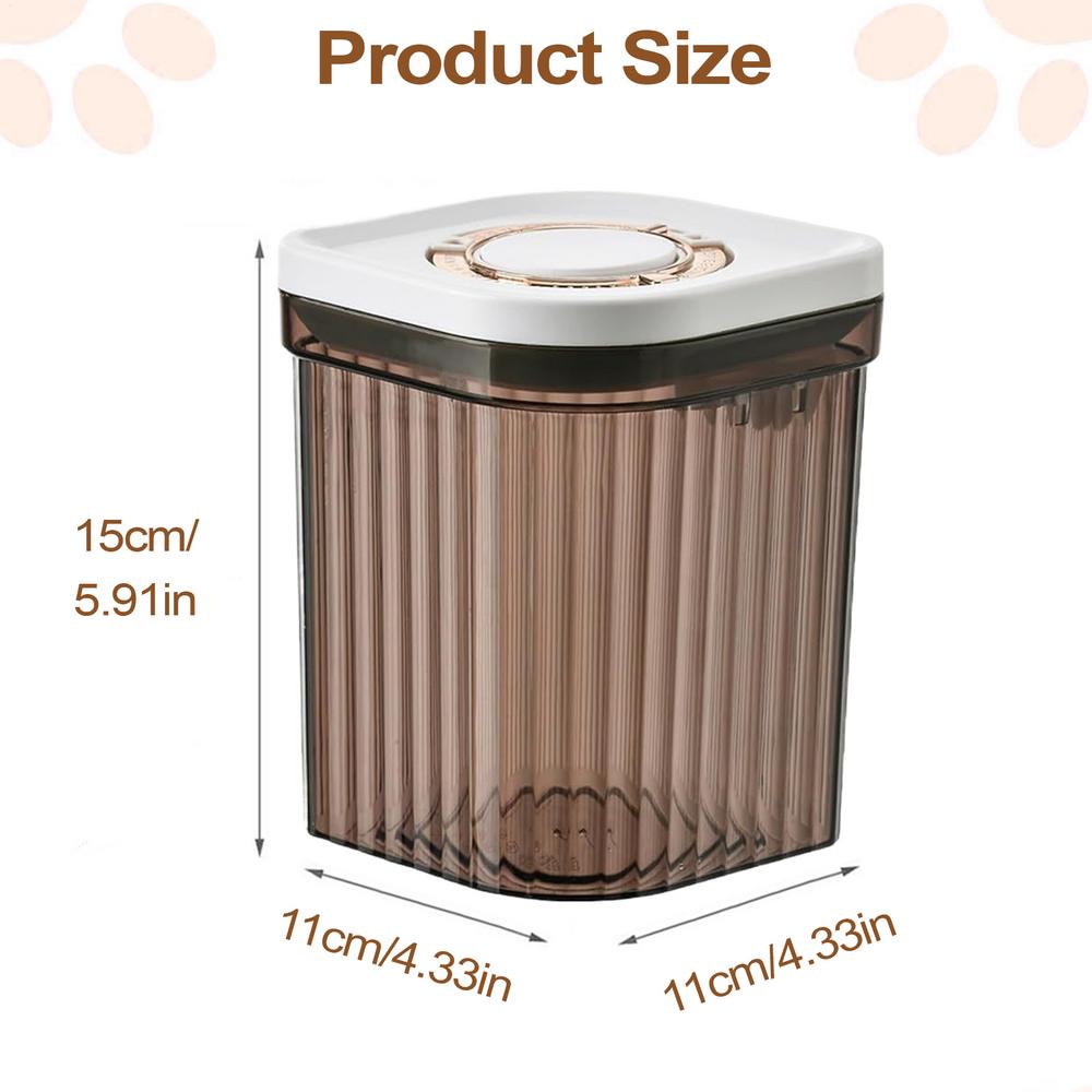 

Контейнер для корма для домашних животных Герметичные контейнеры для хранения продуктов Коробка для сухого молока Штабелируемые контейнеры Большой кухонный органайзер Организация кладовой белый