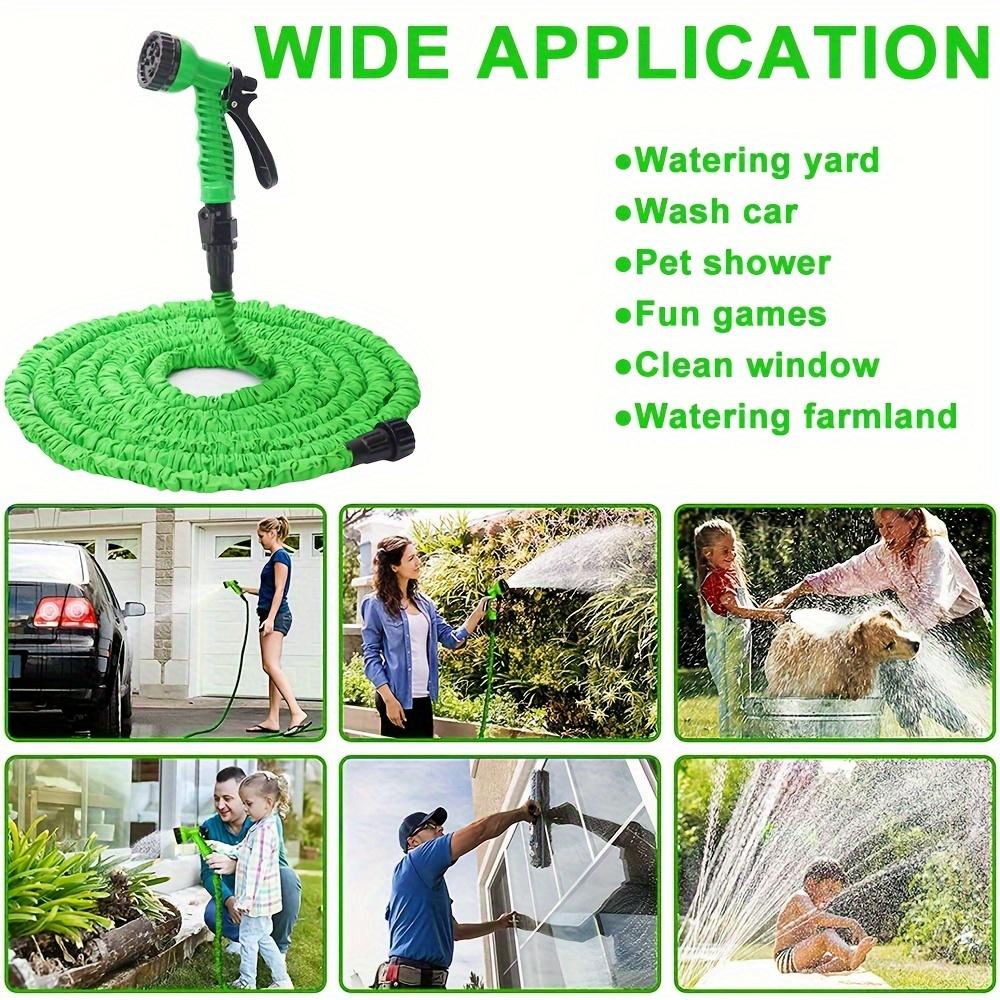 Garden Hoses Flexible Expandable Hose Plastic Telescopic Pipe Nozzle Spray Gun Watering Equipment Stretch Garten Schlauch
