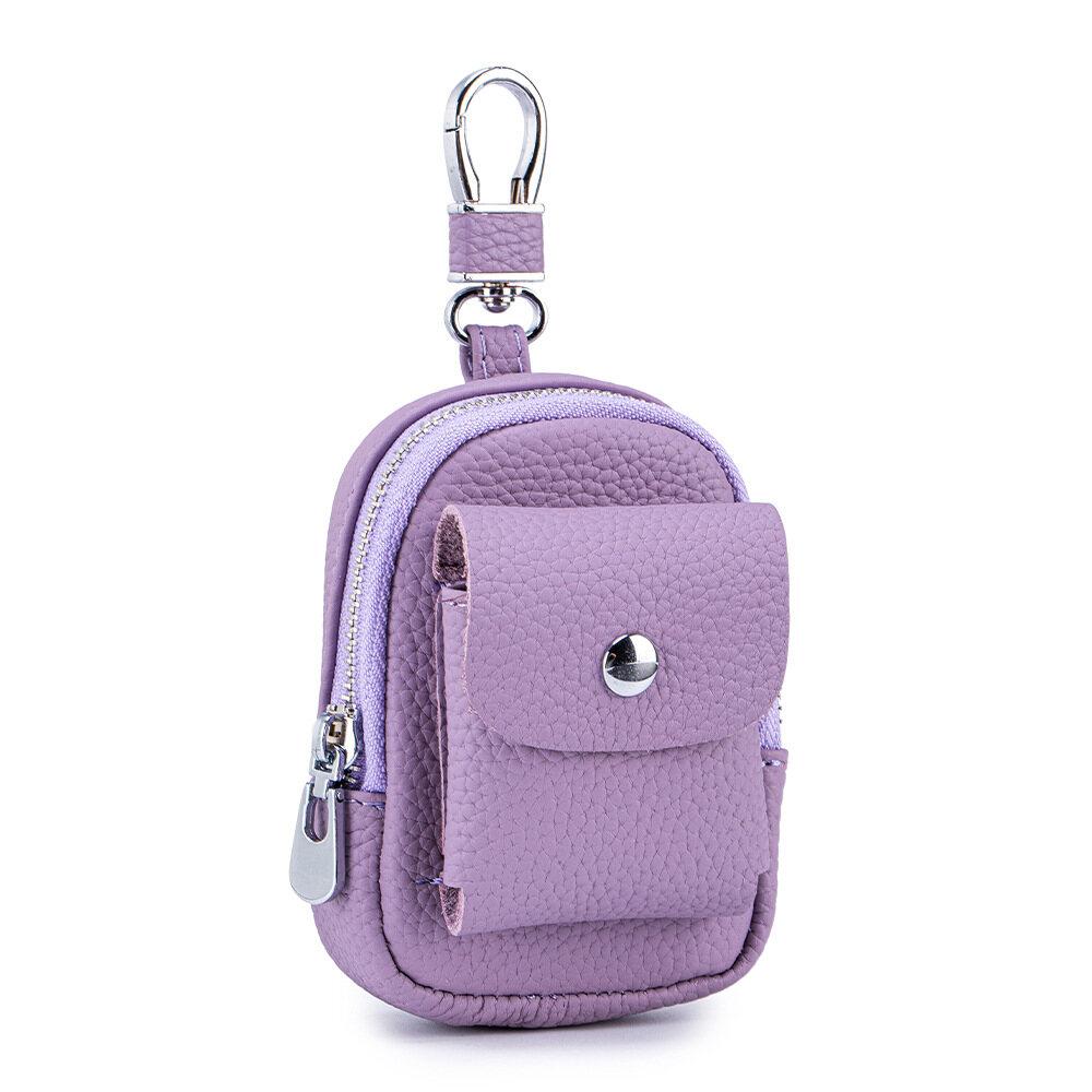Mini-Schlüsseltasche am Bund aus Rindsleder Vollnarbig Golftaschen-Etui Neue minimalistische Kopfhörer-Aufbewahrungstasche Münzbörse