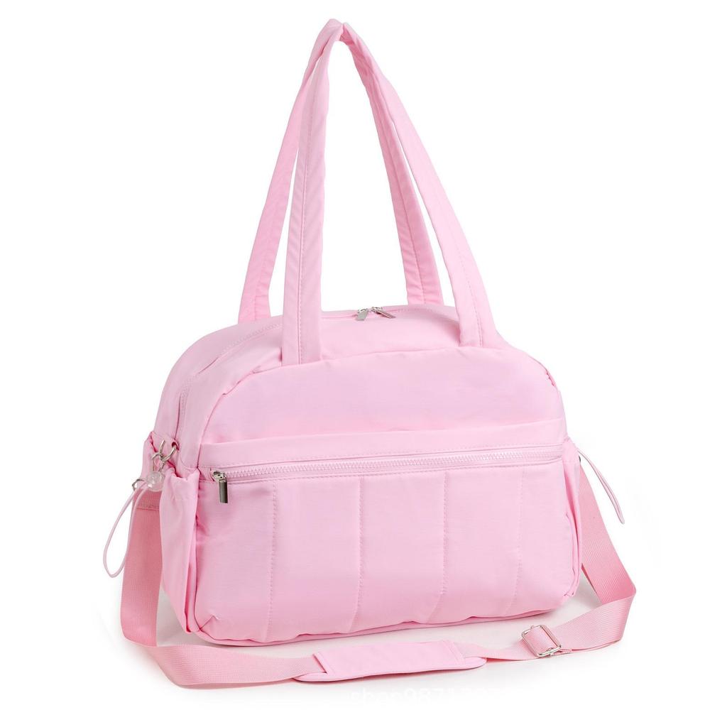 Yamashita Yutsuki Large Nylon Tote: Portable Women's Gym and Luggage Bag