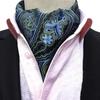 [Xiang Ru] Ascot Tie, Stylish Floral Pattern, Father's Day Gift, Wedding, Party, Business, Workplace, Washable, Formal, Casual, Gift, 20 Designs