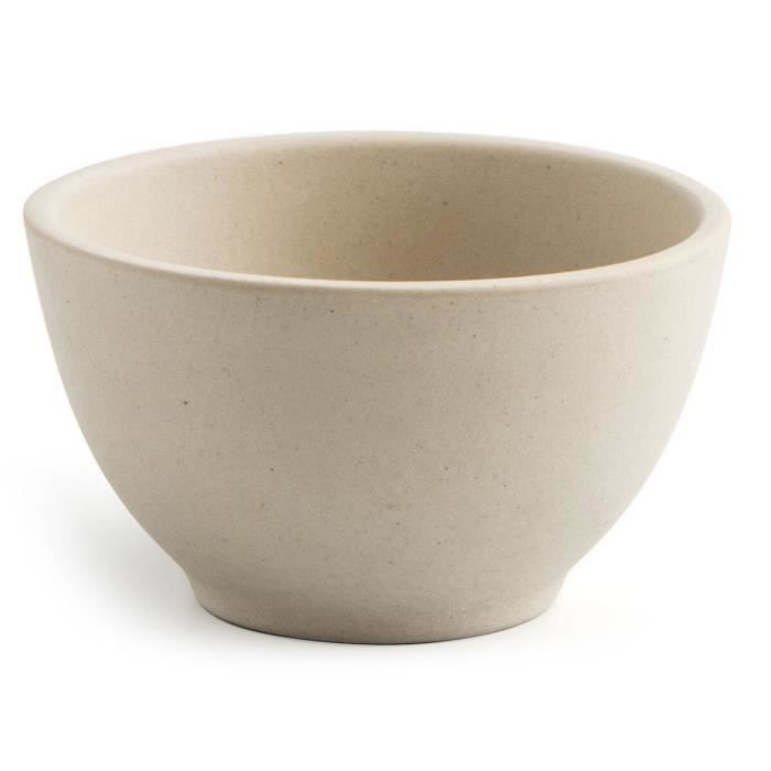 Bol - Quid - Mineral - Céramique - Beige - 9 x 5 cm - 18 Unités