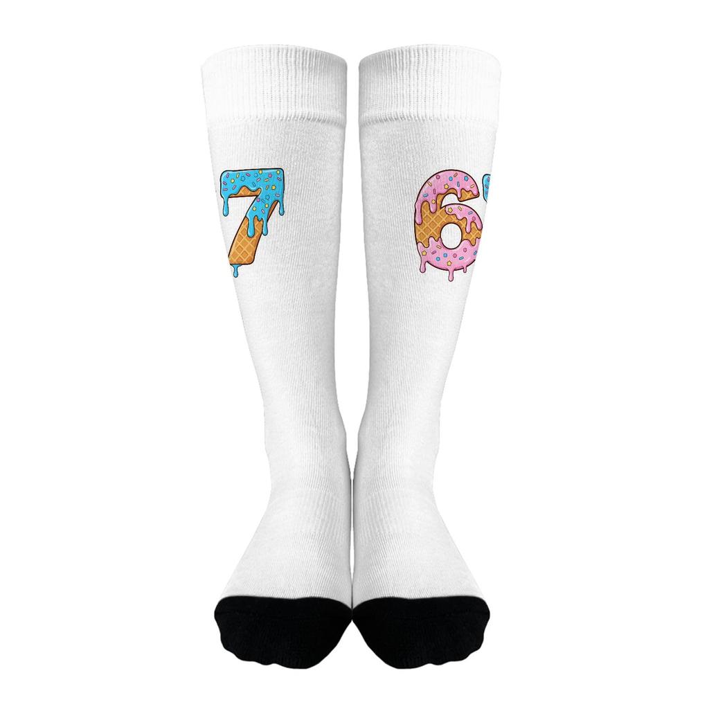 Fashionable, Warm And Interesting Six Or Seven Design Socks For Grandma