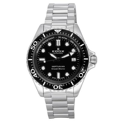 Neptunian Grande Reserve Date Black Dial Automatic Diver's 808013NMNIN 300M Men's Watch