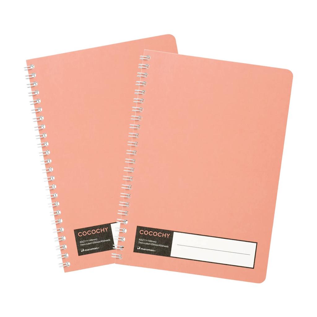 Maruman Ring Note Cocochi A5 Light Orange Set of 2 N479-39