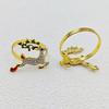 high-end Christmas Zinc Alloy Napkin Ring New Year Festive Candy Cane Bow Napkin Holder for Holiday Xmas Table Decoration