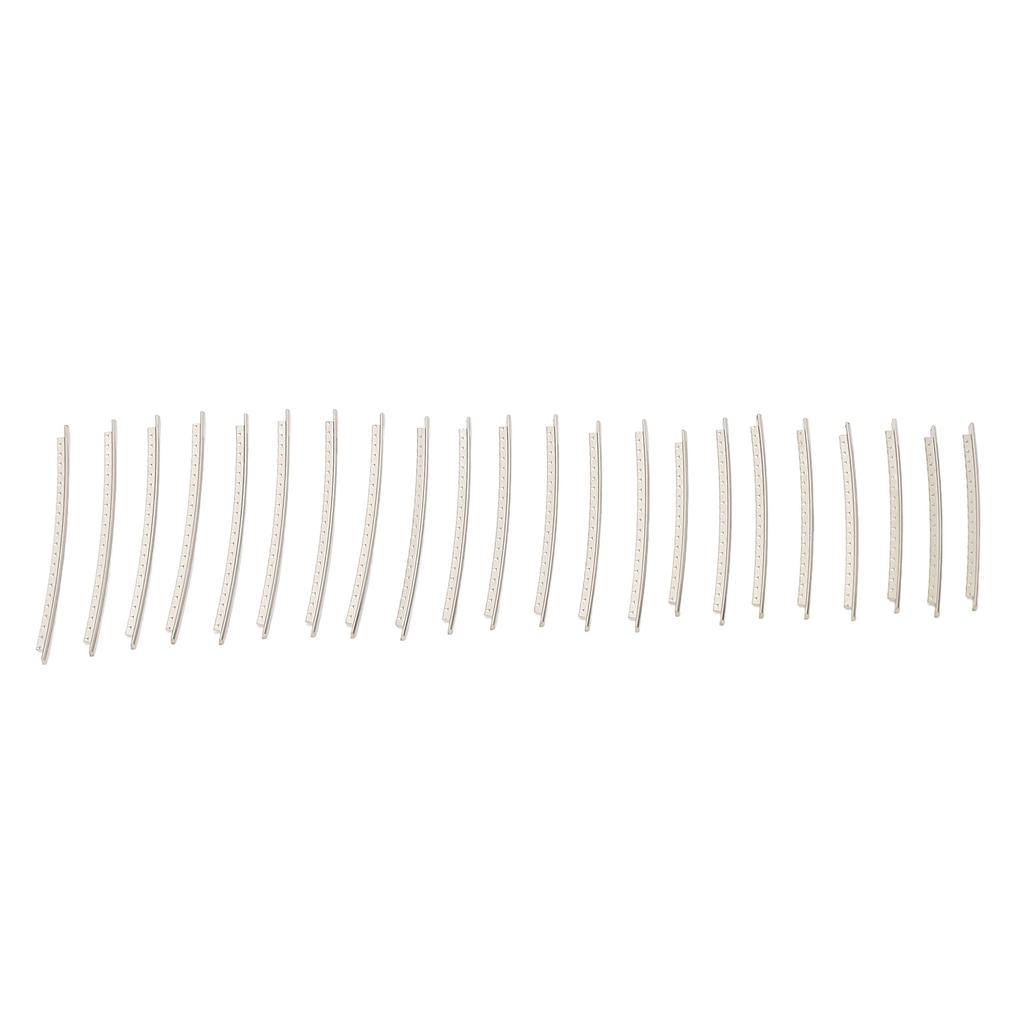 22 Pcs Guitar Fret 2.2mm White Copper Fret Wires Replacement Parts for Acoustic Guitars