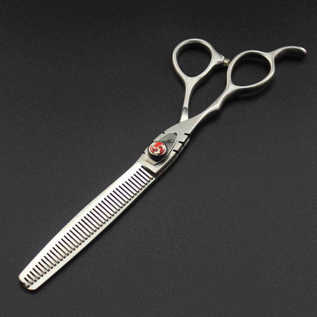 7" Matte Left-Handed Hairdressing & Thinning Scissors Set