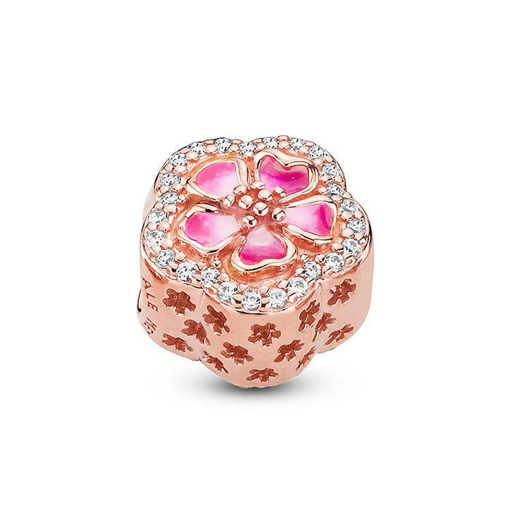 Pandora Rose Charm Unisex Charm Pink 788079CZ Pink,F
