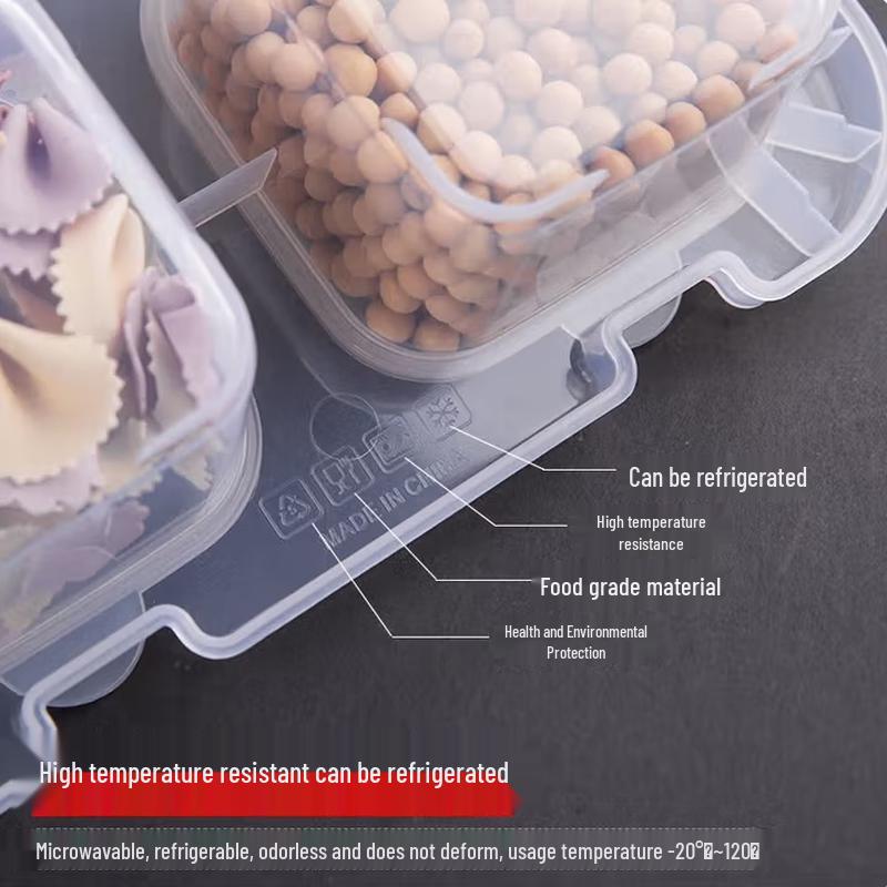 Multi-Compartment Food Sample Storage Box