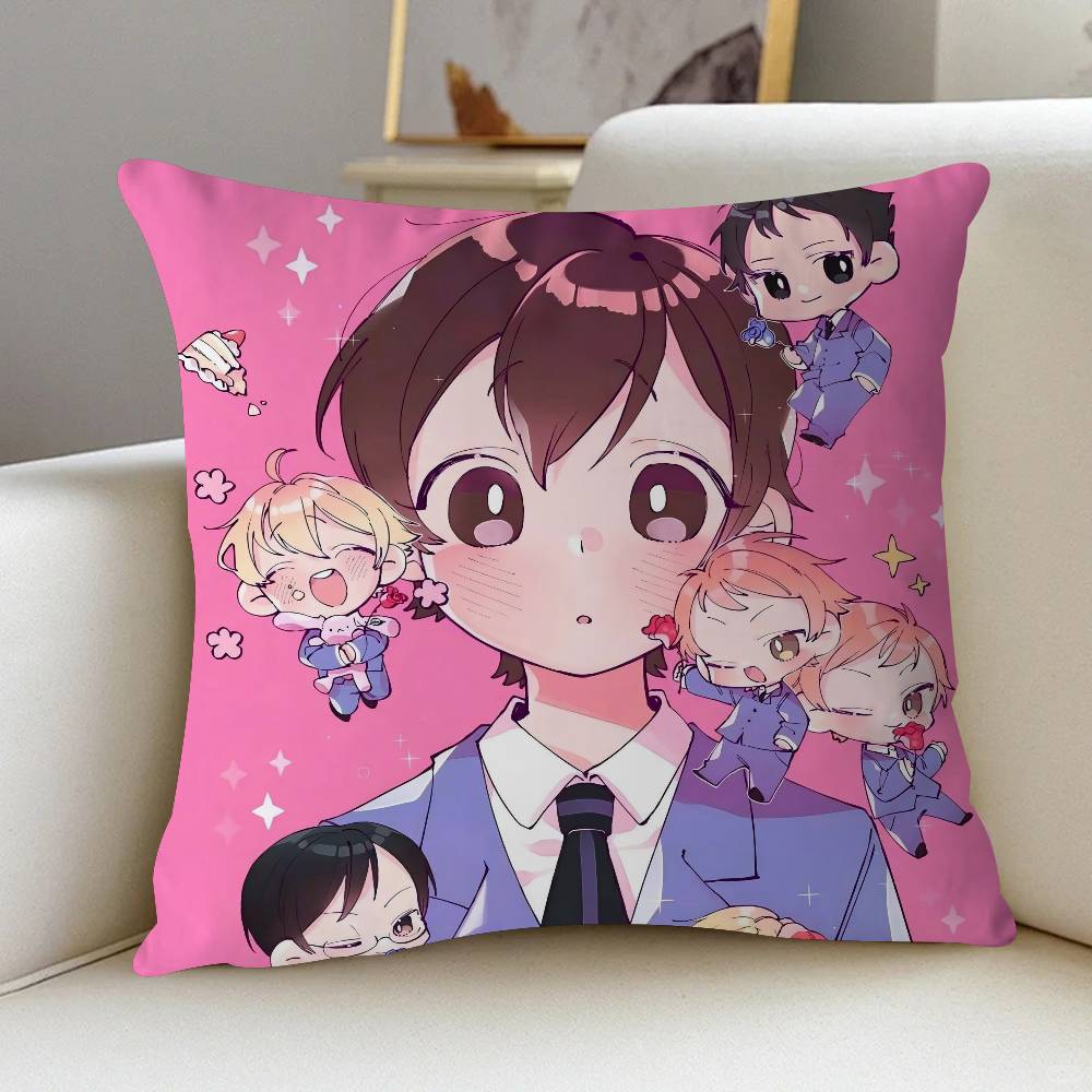 CUTE Anime Ouran High School Host Club Kawaii Pillowcase Toon Gift Cushion Cover Bedroom Home Sofa Chair Seat Decor Pillow Case