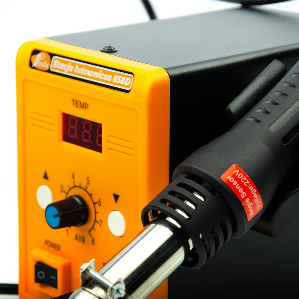 Rosfix Spawarka Plastiku 858D – Wysoka Moc 700W | Zestaw 300g Spoiw i 4 Dysze | Zszywacz do Plastiku z 200 Zszywkami