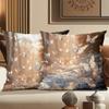 Butterfly & Maple Leaf Printed Soft Decorative Throw Pillows Polyester pillowcase, sofa decorative cushion cov Headboard Pillow