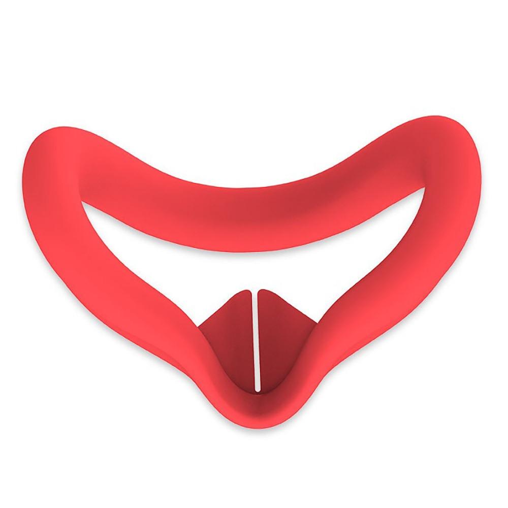 

Silicone Facial Interface Bracket Sweatproof Face Cushion New Replacement Mask for Meta Quest 3S червоний