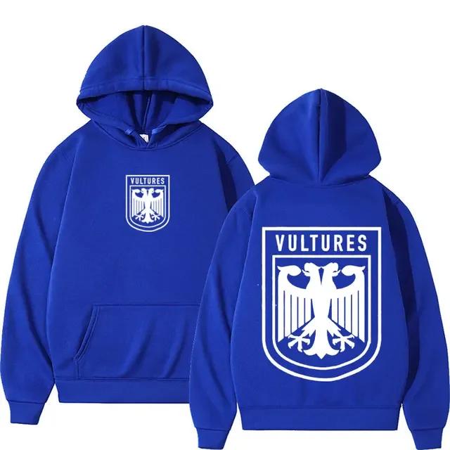 Rapper Kanye West Vultures Stampato Autunno/Inverno Uomo/Donna Hip Hop Moda Retro Abbigliamento Sportivo Felpe Casual Street Wear