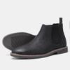 Fashion Botas Para Hombre High Quality British Men Shoe Men Chelsea Boot Fashion Leather Shoe Retro Men Large Ankle Boot Men Winter Shoe