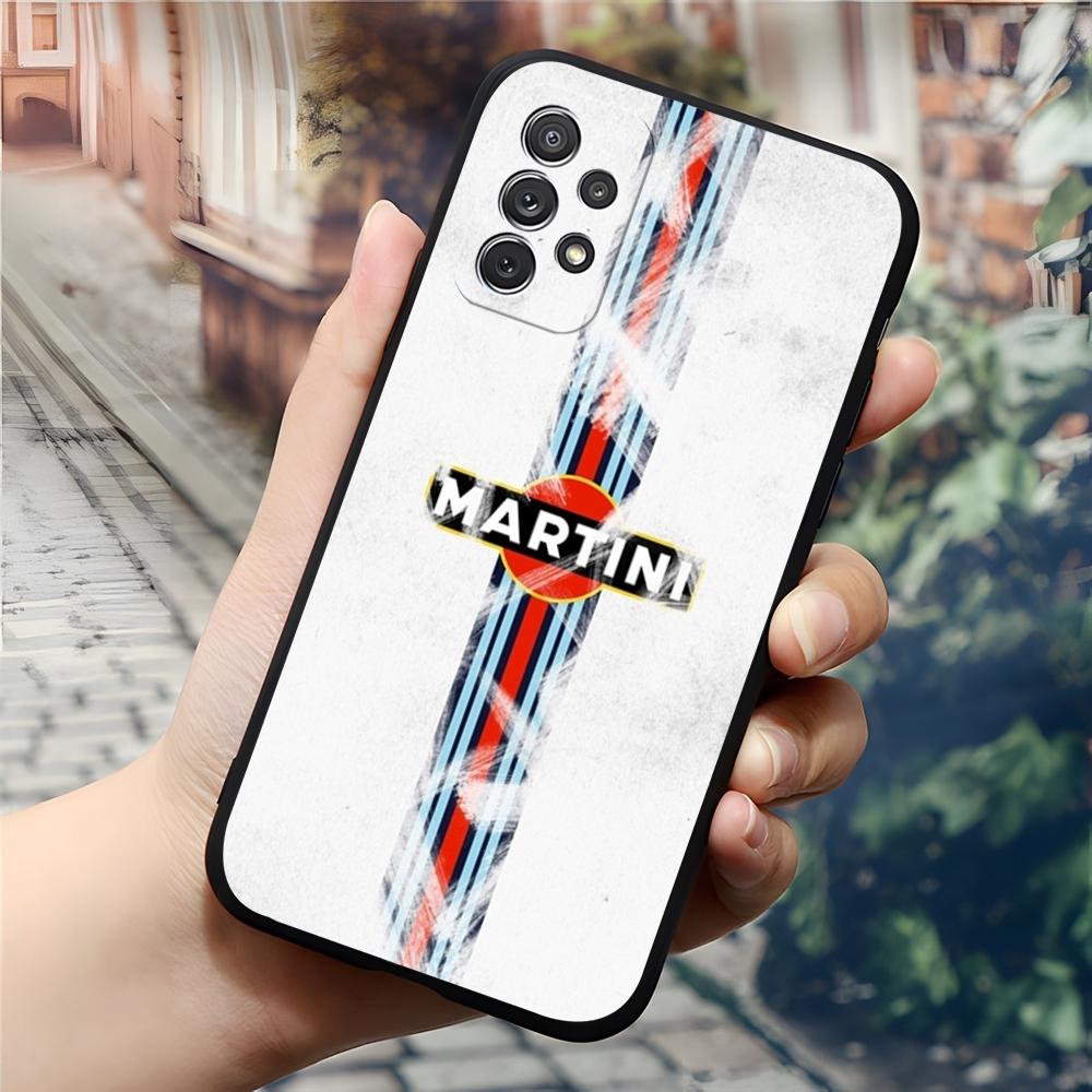 

Martini Racing Horizontal Stripe Phone Case For Samsung Galaxy S24 S23 S26 S22 S25 S20 A16 S21 Ultra Fe Plus A54 A24 A53 Coque Galaxy S25 Ultra