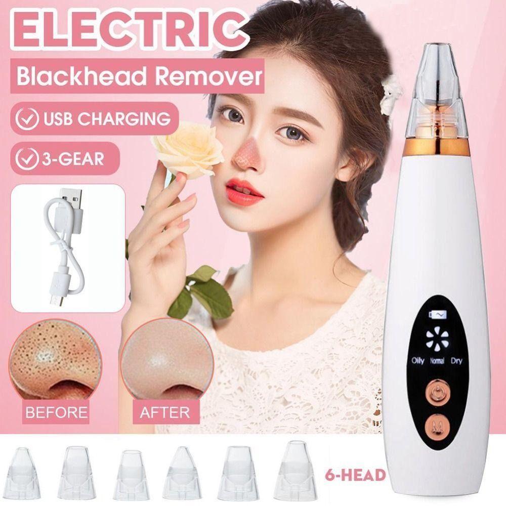 USB Rechargeable Blackhead Remover Electric Tool Blackhead Vacuum Cleaner  Acne Treatment