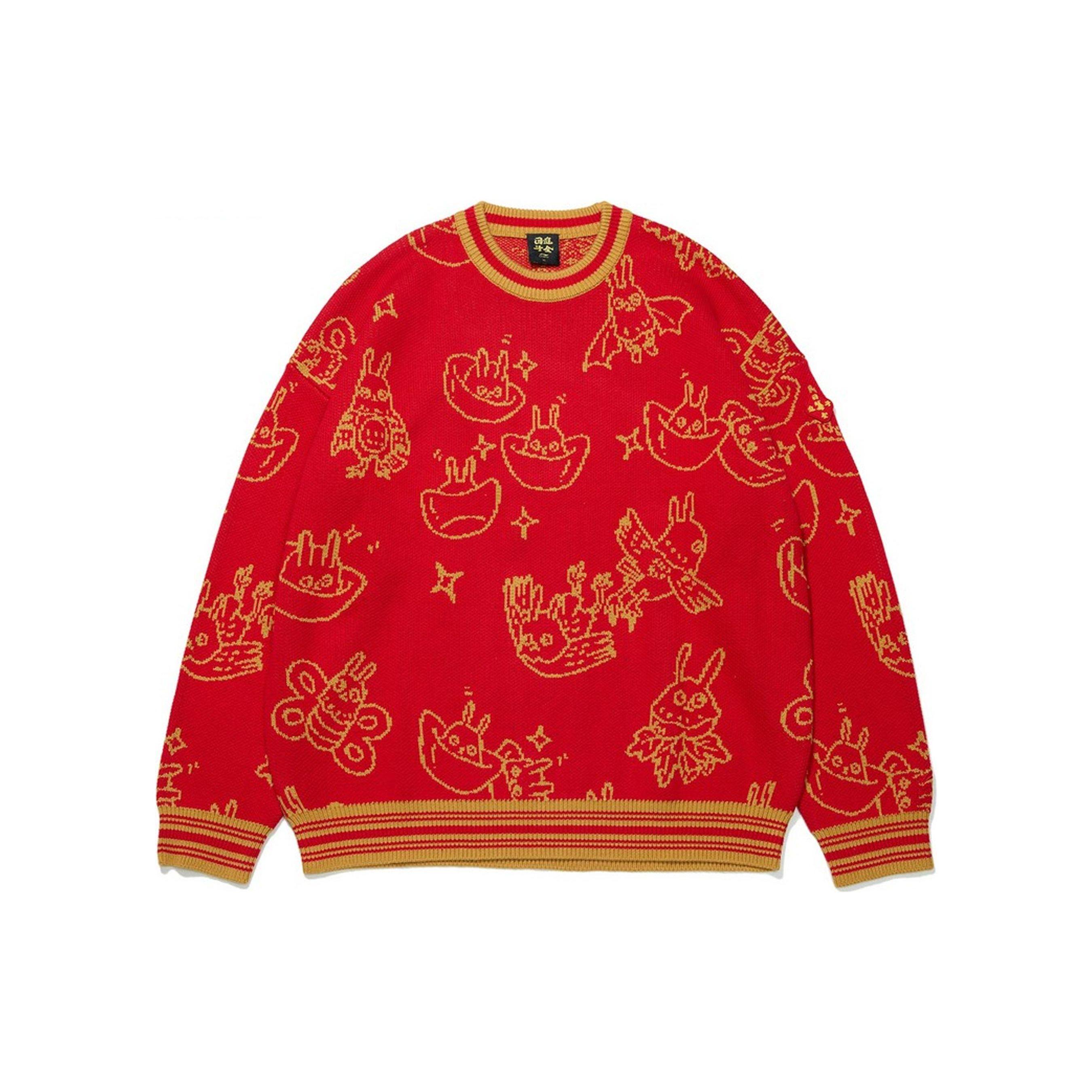Li-Ning Sports Life Series Graphic Knit Sweater Unisex AMBT007-1 XL