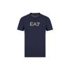 Ss22 Logo Cotton Crew Neck Short Sleeve T-Shirt Men Tops Blue 3LPT24-PJM9Z-1554