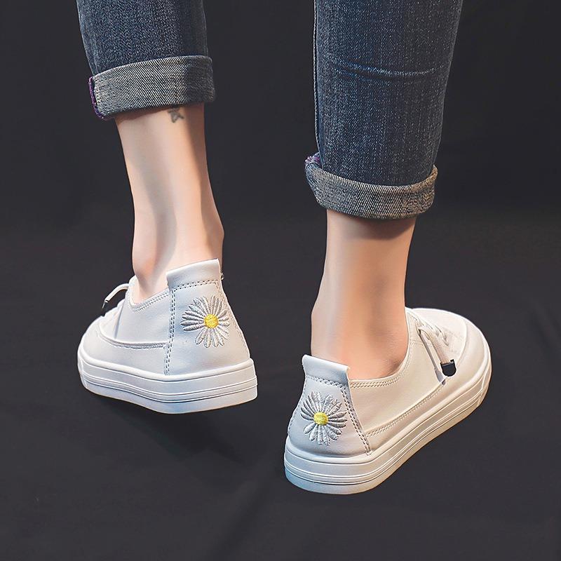 Little white shoes women's spring sports shoes women's shoes student casual shoes flat single shoes maternity shoes low-top shoes