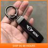 -Suede Car Styling Keychain Keyring Metal Key Chain Pendant For BMW MINI WORKS One Cooper JCW Countryman R58 R57 R56 R55 F55 F56 mkhr65