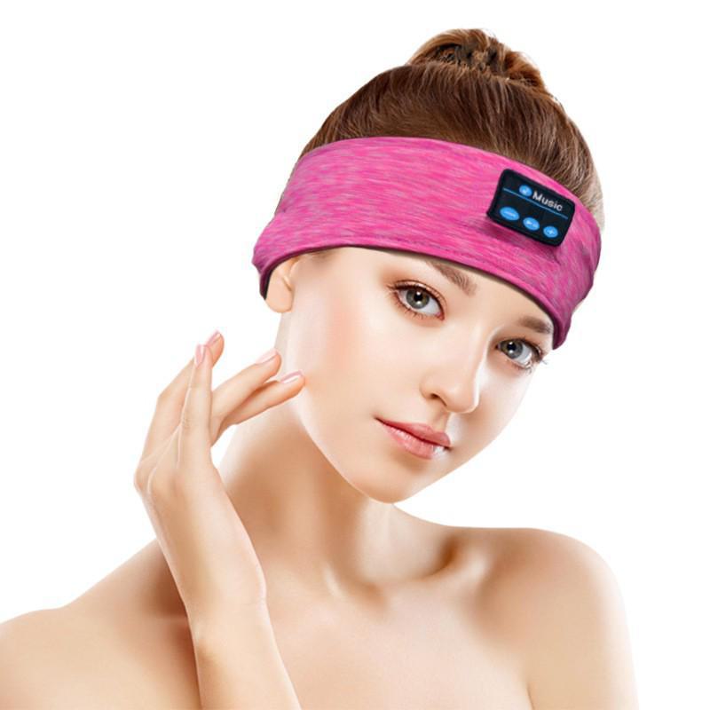 Bluetooth 5.0 Wireless Music Sports Headscarf - Sweat-Absorbing Headband for Running