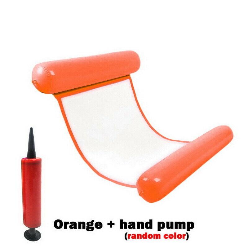 Inflatable Water Floating Hammock Float Pool Lounge Bed Swimming Chair Summer