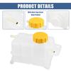 UXCELL 1 Set Coolant Radiator Reservoir Tank 96930818 95216944 with Cap for Chevrolet Aveo LS, LT 1.6L L4 - Gas 2007-2011