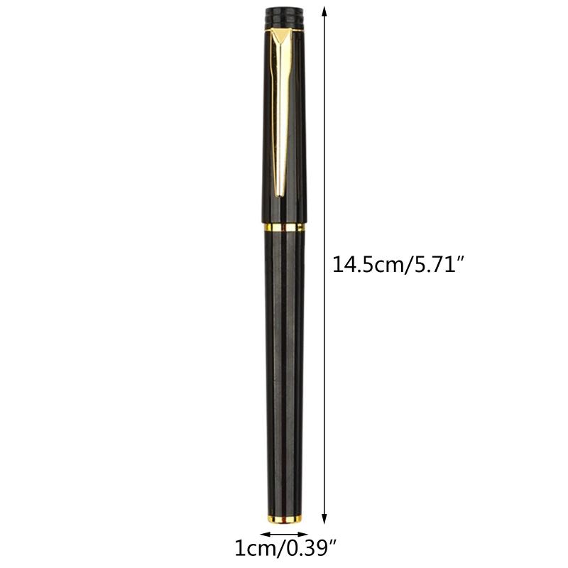 Kulspetspenna i metallklämma för kontor, signaturpenna för företag, födelsedagspresent till studenter, affärsman, signering