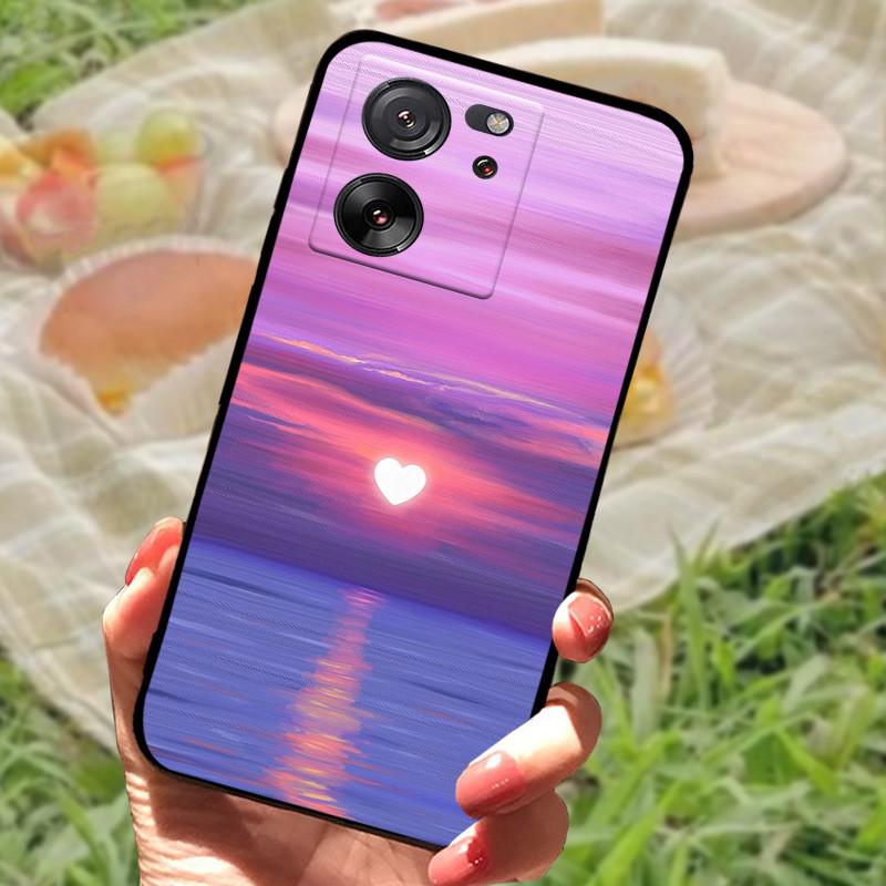 For Xiaomi 13T Pro 5G Case Mi 13 T 5G Cute Tiger Soft Silicone TPU Phone Cover Cases For Xiaomi 13 Capa Mi 13 Pro Bumper Shells