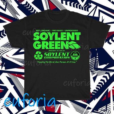 Nuova Maglietta Logo Azienda Soylent Green T-Shirt Divertente Taglia dalla S alla 5XL