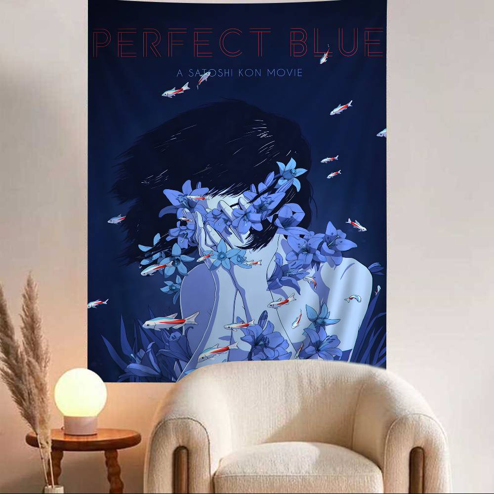 Anime Kon Satoshi Perfect Blue Anime Tapestry Indian Buddha Wall Decoration Witchcraft Bohemian Hippie Wall Hanging Sheets