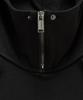 ETRE AU SOMMET Zipper Halter Turtleneck Point Pocket Hoodie (Black)