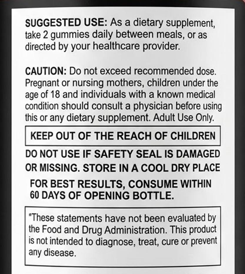 SodaPeak Male Vitality & Performance Gummies – ACV, Beet Root & B-Complex (60 Count)