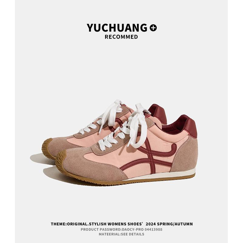 Crooked Head Retro Leather Women's Shoes Summer New Outdoor Versatile Casual Soft-soled Sports Shoes Women