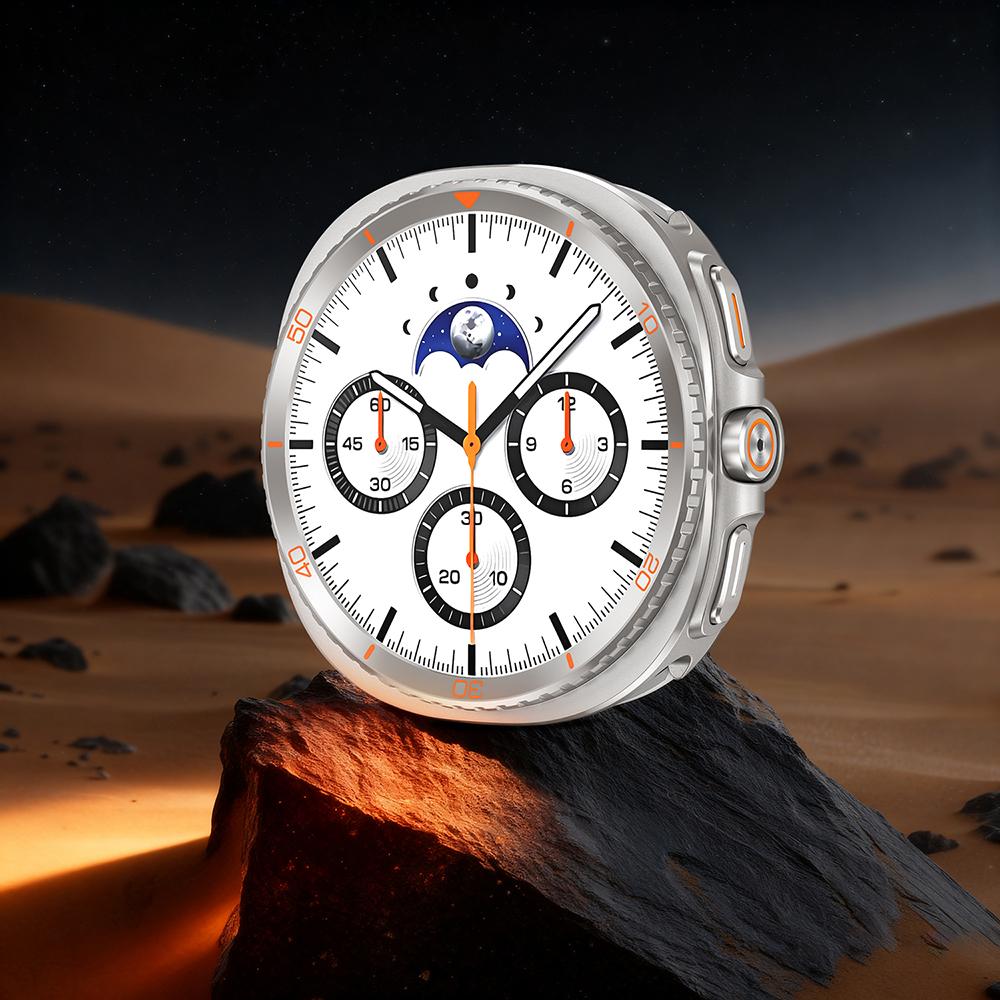 Schutzhülle aus Aluminiumlegierung für Samsung Galaxy Watch 8, Metallgehäuse, Zubehör, Hartrahmen, Metall-Schutzstoßstange für Samsung Galaxy Watch 8 (44 mm, 40 mm)