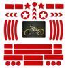 High Reflective Tape Waterproofs Car Bike Helmets Reflective Sticker Cycling Bicycles Strong Reflective Sticker