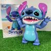 35cm Cartoon Figure Lilo & Stitch Toy Standing Posture Stitch Movable Doll Desktop Decoration Toy Model Statue Gift