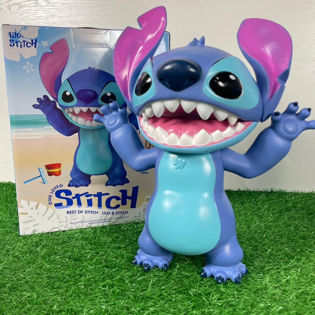 35cm Cartoon Figure Lilo & Stitch Toy Standing Posture Stitch Movable Doll Desktop Decoration Toy Model Statue Gift