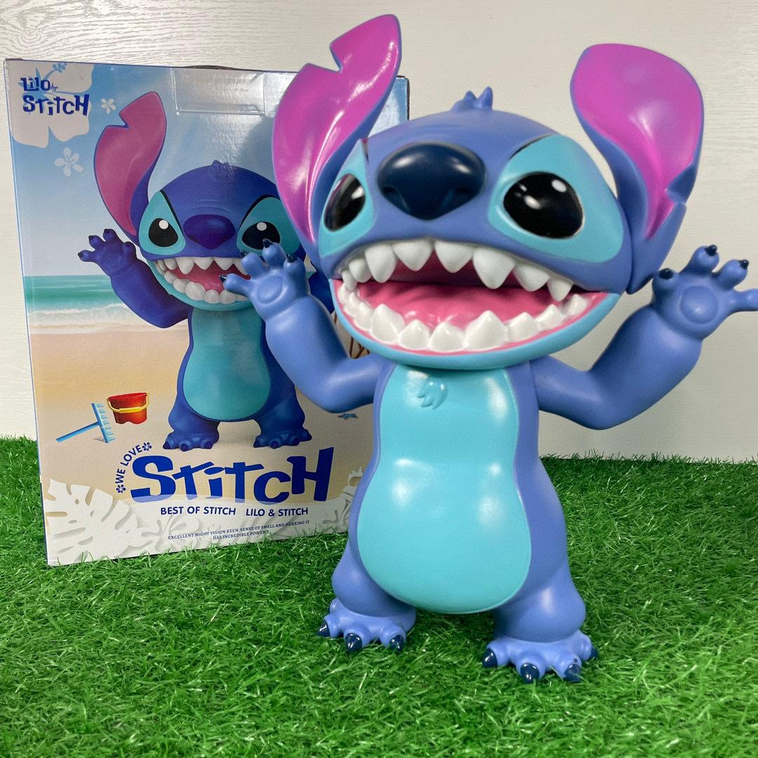 

35cm Cartoon Figure Lilo & Stitch Toy Standing Posture Stitch Movable Doll Desktop Decoration Toy Model Statue Gift