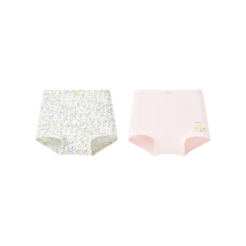 YEEHOO Girls' 5A Antibacterial Modal Boxer Briefs (2-Pack)