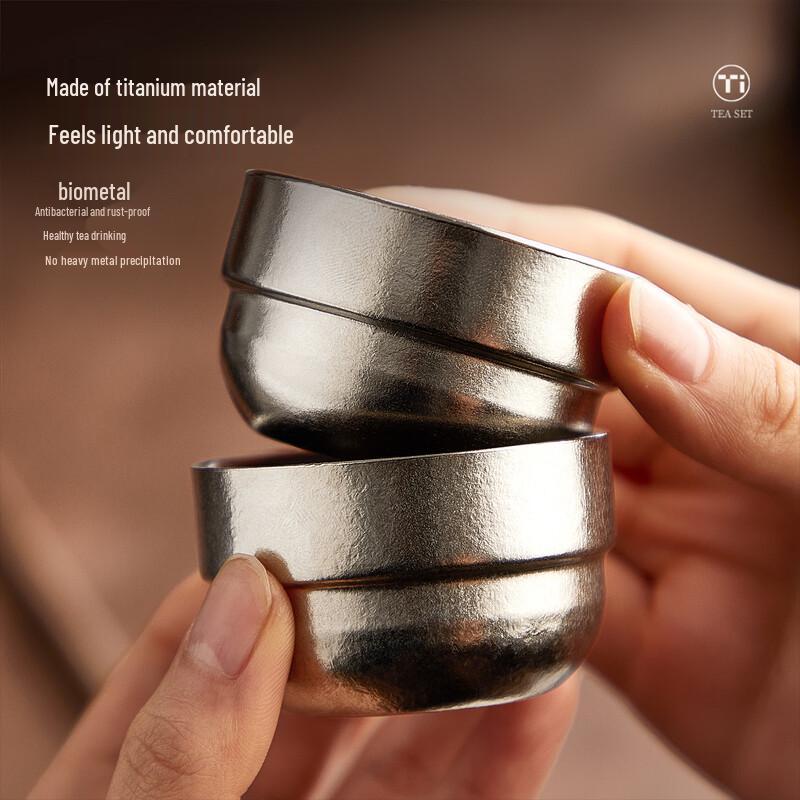 Pure Titanium Master Tea Cup Set