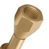 Permanent Bronze Thread Processor for Air Conditioning Systems 1/8NPT Male To 1/4SAE Female Pressure Measure Connection