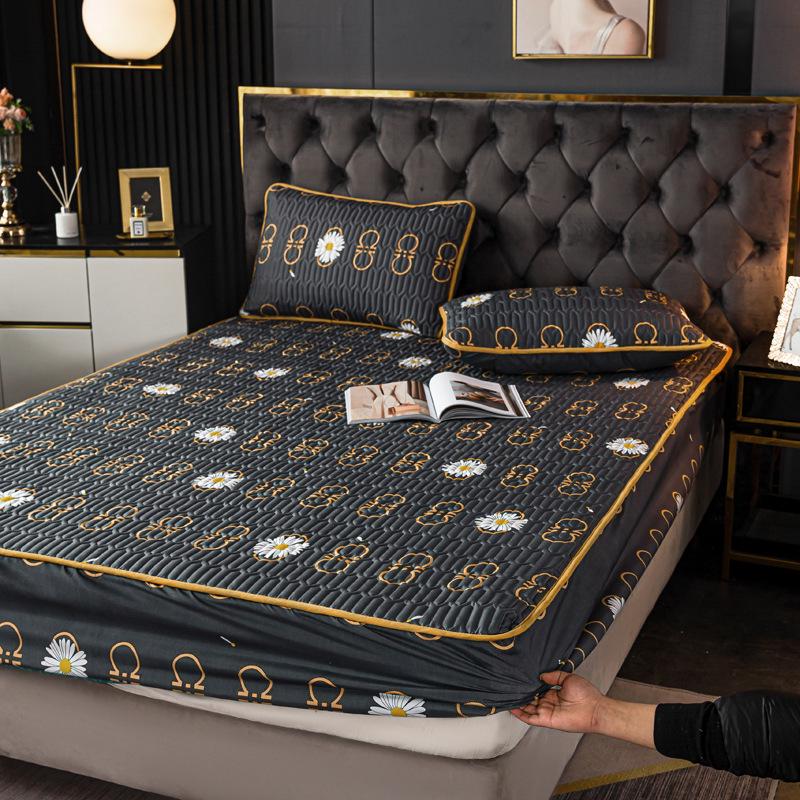 

Водонепроницаемая стеганая простыня на резинке и протектор матраса - Нескользящий, всеобъемлющий цельный чехол 180*200cm, 1.04kg