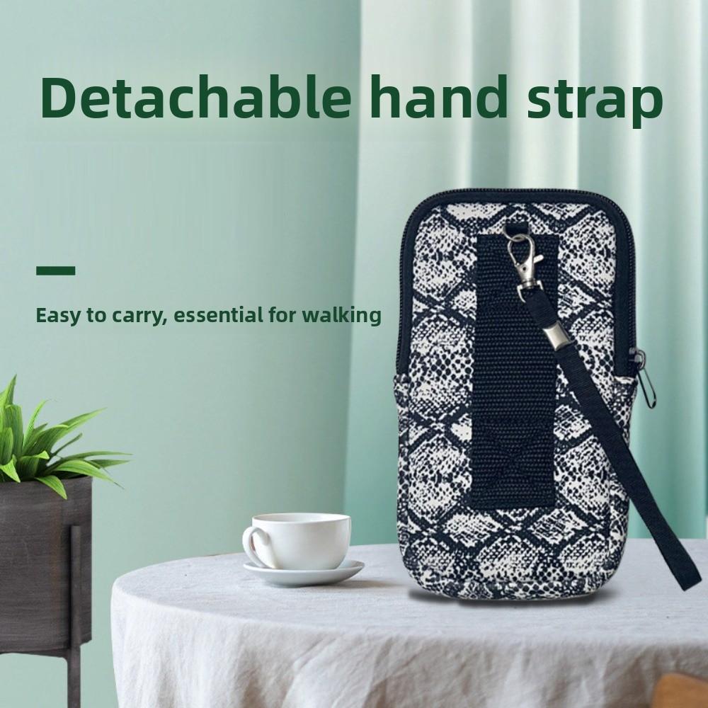 Neoprene Zipper Phone Bag Belt Wearing Phone Bag Pouch  Portable Power Source