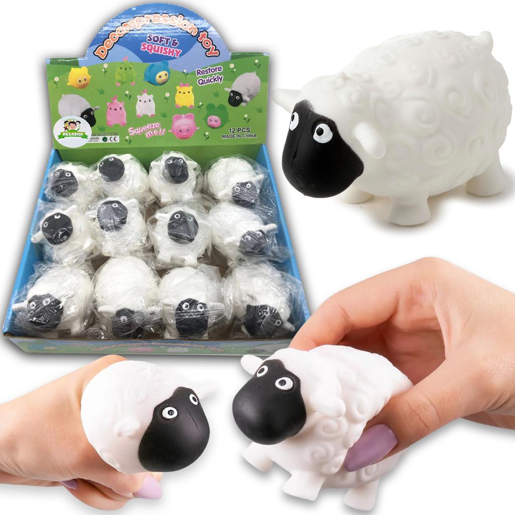 Gniotek Squishy Wesoły Baranek Antystresowy Miękki Sensoryczny Owieczka